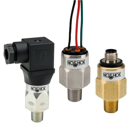 200 Series  Pressure Switch, Brass, SPDT,, 1/8 NPT, 3-15 Psi, Deutsch Integral 3-Pin